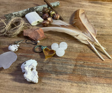 Load image into Gallery viewer, Witches Ladder Kit. Make your own to truly manifest your intentions. Witch&#39;s Ladder Kit. Rope and Feathers Kit.
