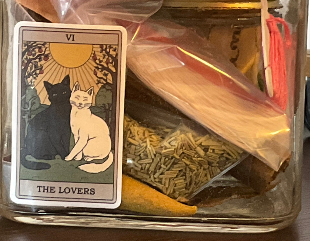 DIY Love Spell Jar Kit. Self love, Romance, etc.