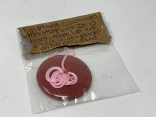 Load image into Gallery viewer, Vintage Red Jasper Pi Donut Stone Pendant

