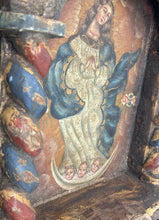 Load image into Gallery viewer, Antique Cuzco Retablo With 2 Drawers. Very old Piece, as is.
