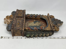 Load image into Gallery viewer, Antique Cuzco Retablo With 2 Drawers. Very old Piece, as is.

